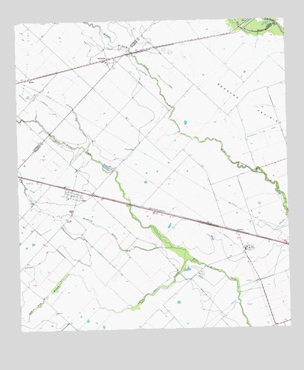 Lissie, TX USGS Topographic Map