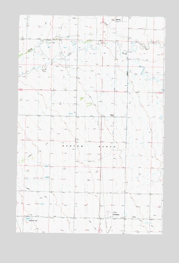 Agawam South, MT USGS Topographic Map