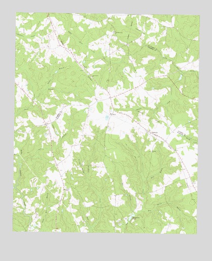 Bastonville, GA USGS Topographic Map