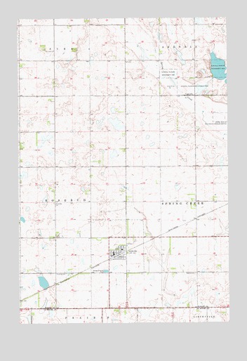 Litchville, ND USGS Topographic Map