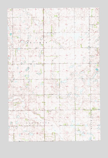Litchville SW, ND USGS Topographic Map