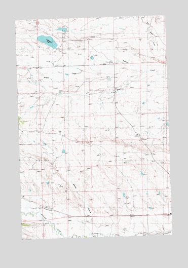 Little Bear Lake, MT USGS Topographic Map