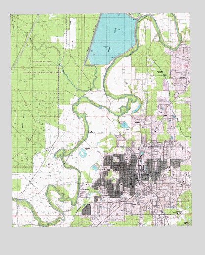 Bastrop, LA USGS Topographic Map