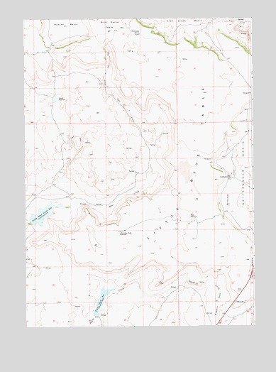 Little Blue Table, ID USGS Topographic Map