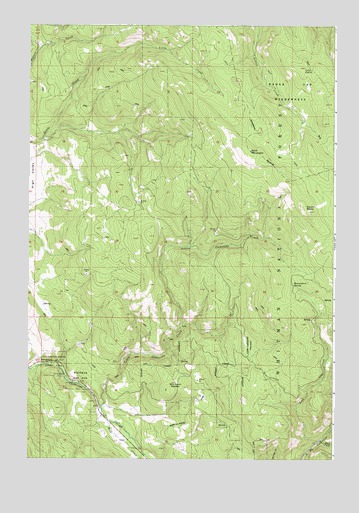 Little Catherine Creek, OR USGS Topographic Map