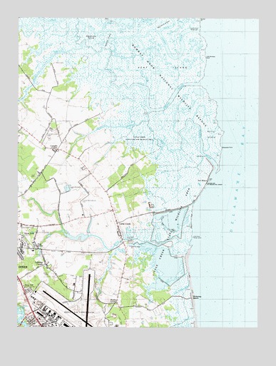 Little Creek, DE USGS Topographic Map