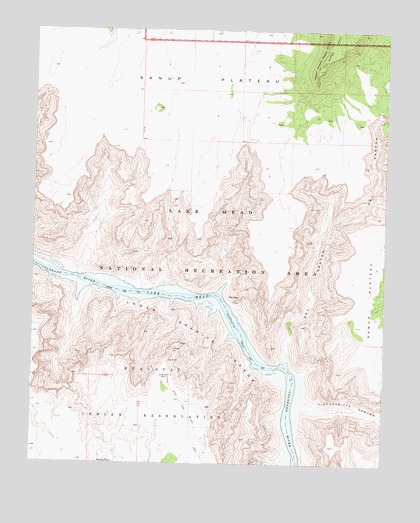 Bat Cave, AZ USGS Topographic Map