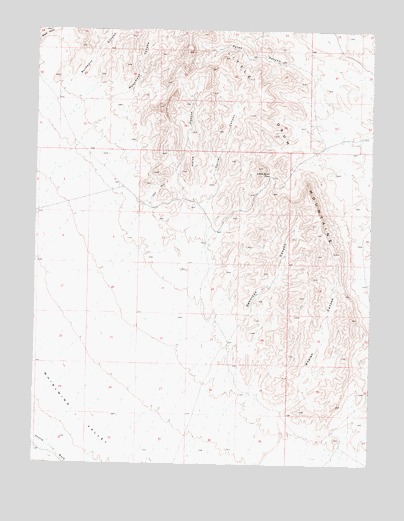 Little Drum Pass, UT USGS Topographic Map