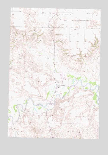 Little Eagle, SD USGS Topographic Map
