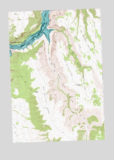 Little Finger Ridge, MT USGS Topographic Map
