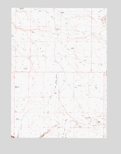 Little Grassy Mountain, OR USGS Topographic Map