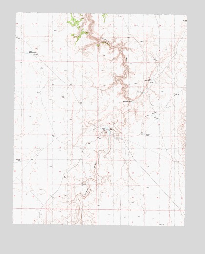 Little Harpo Canyon, AZ USGS Topographic Map