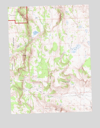 Little Hat Mountain, CA USGS Topographic Map
