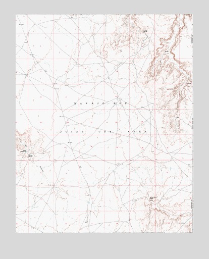 Bat Spring, AZ USGS Topographic Map