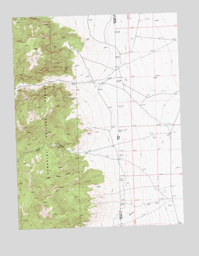 Little Horse Canyon, NV USGS Topographic Map
