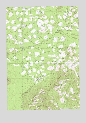 Little Huckleberry Mountain, WA USGS Topographic Map