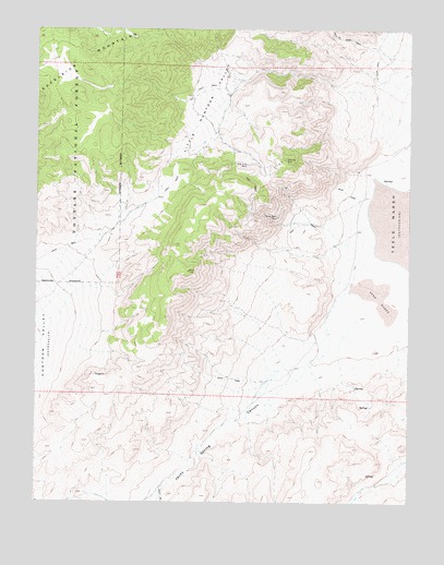 Little Huntoon Valley, NV USGS Topographic Map