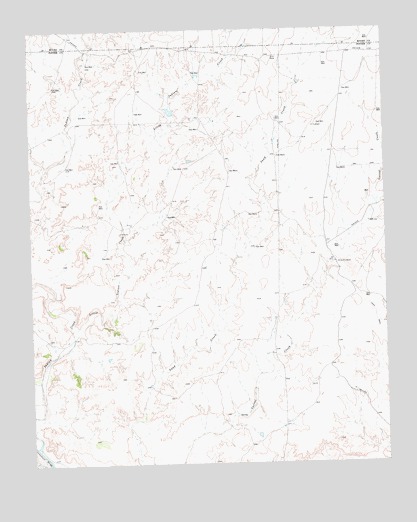 Little Indian Creek, TX USGS Topographic Map