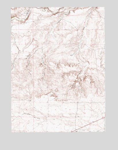 Little Indian Draw, WY USGS Topographic Map