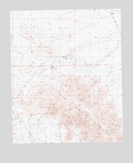 Little Maria Mountains, CA USGS Topographic Map