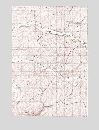Little Penawawa Creek, WA USGS Topographic Map