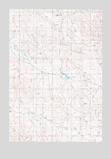 Little Pilgrim Butte, MT USGS Topographic Map