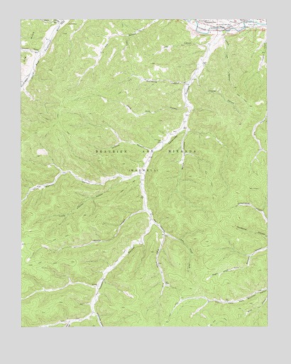 Little Pine Canyon, CO USGS Topographic Map