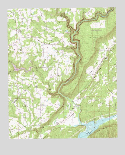 Little River, AL USGS Topographic Map