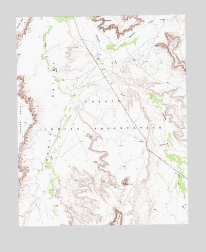 Little Round Rock, AZ USGS Topographic Map