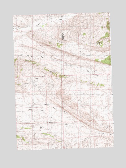 Little Sand Draw, WY USGS Topographic Map