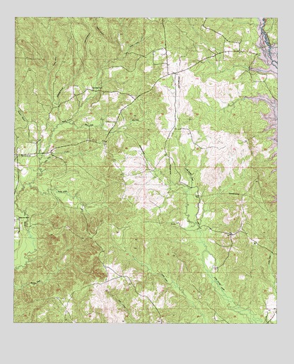 Little Sandy Creek, LA USGS Topographic Map