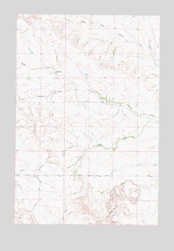Little Sheep Mountain, MT USGS Topographic Map