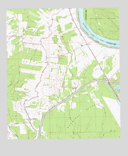 Batchelor, LA USGS Topographic Map