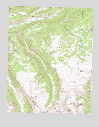 Little Squaw Creek, CO USGS Topographic Map