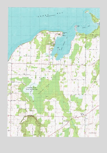 Little Sturgeon, WI USGS Topographic Map