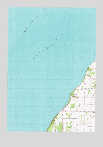 Little Sturgeon SW, WI USGS Topographic Map