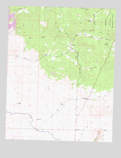 Little Table Mountain, CA USGS Topographic Map