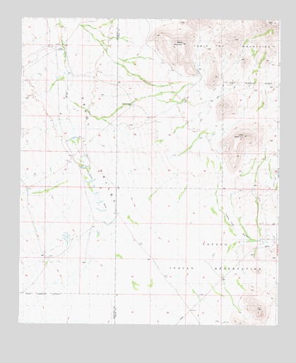 Little Table Top, AZ USGS Topographic Map