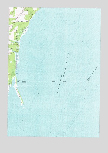 Little Tail Point, WI USGS Topographic Map