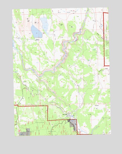 Little Valley, CA USGS Topographic Map