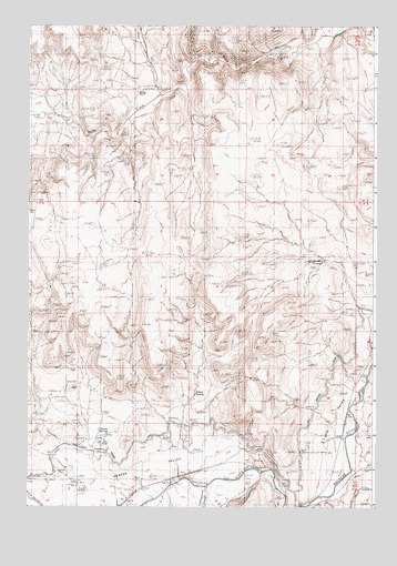Little Valley, OR USGS Topographic Map