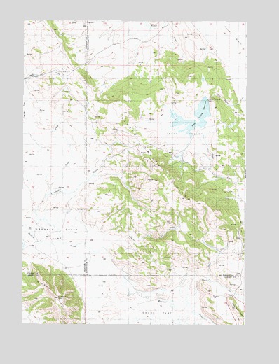 Little Valley Hills, ID USGS Topographic Map