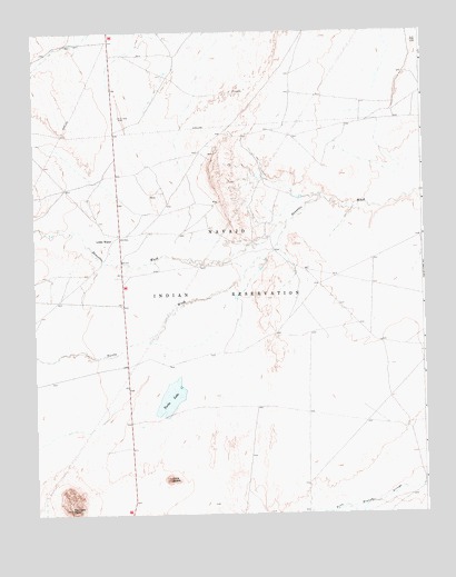Little Water, NM USGS Topographic Map