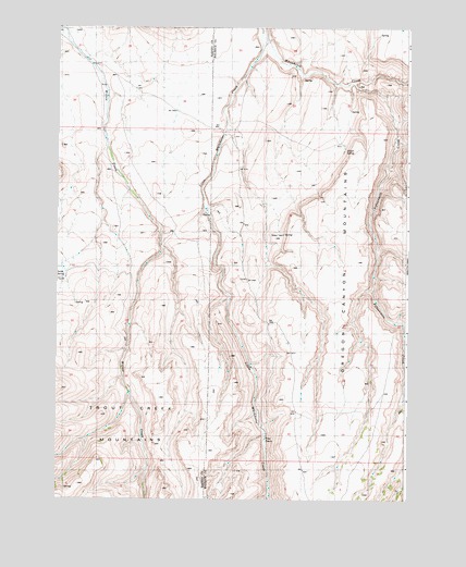 Little Whitehorse Creek, OR USGS Topographic Map