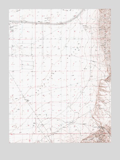 Bateman Spring, NV USGS Topographic Map