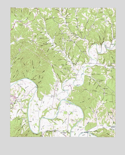 Littlelot, TN USGS Topographic Map