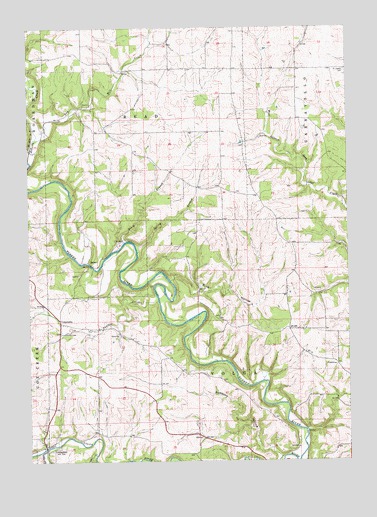 Littleport, IA USGS Topographic Map