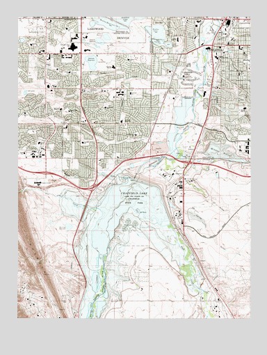 Littleton, CO USGS Topographic Map