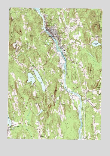 Livermore Falls, ME USGS Topographic Map
