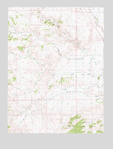 Livermore Mountain, CO USGS Topographic Map